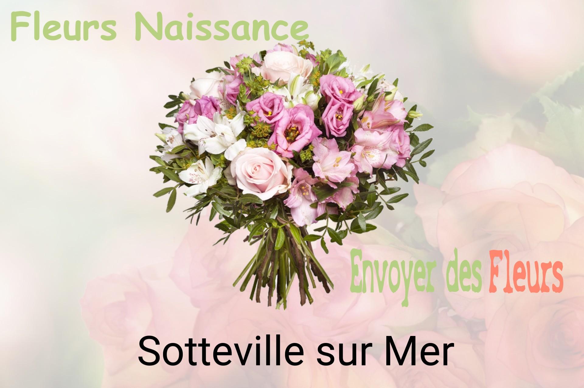 Bouquet de fleurs de naissance livré à Sotteville-sur-Mer